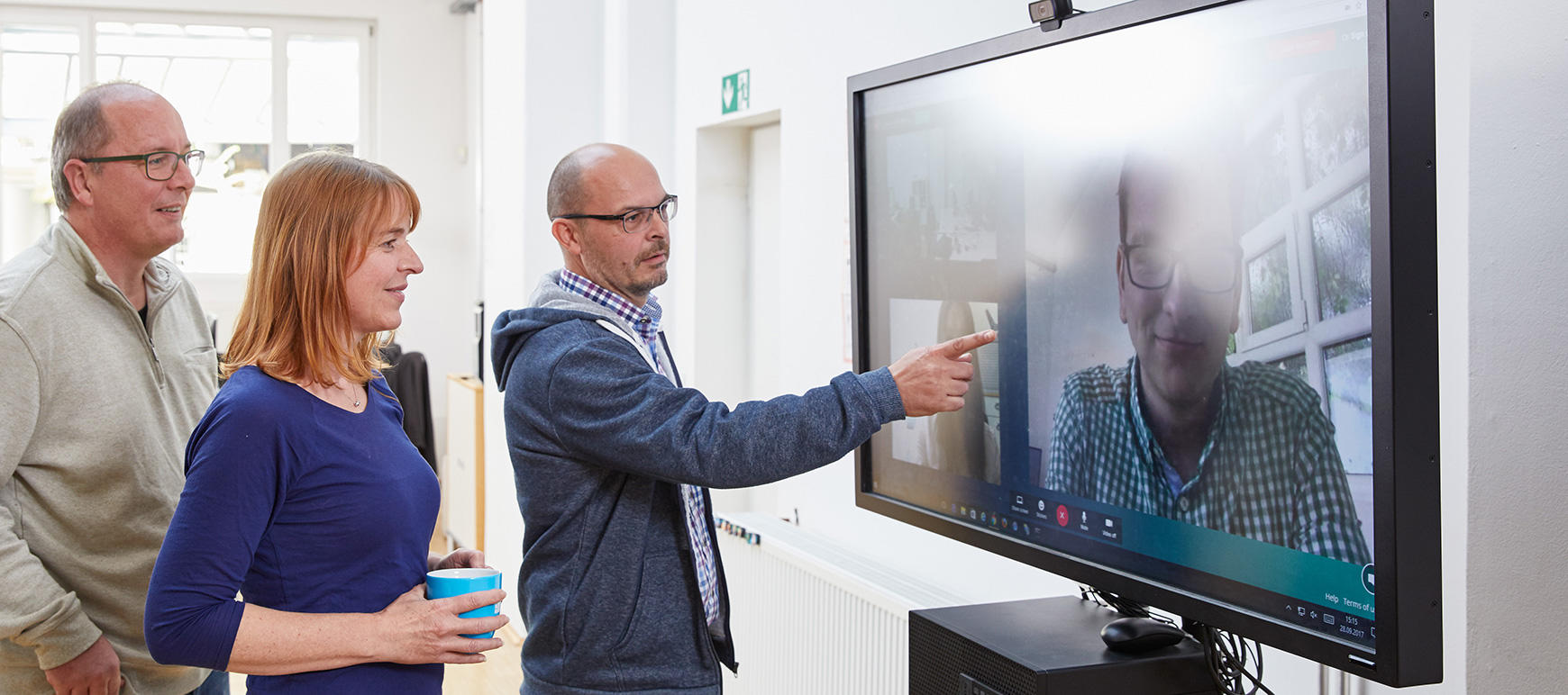 Remote Kollegen Meeting