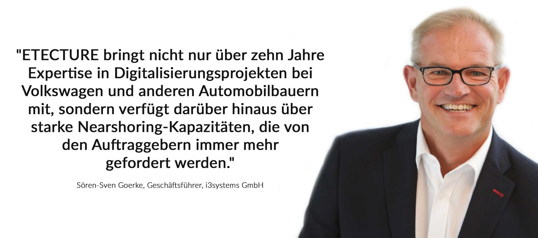 Sören-Sven Goerke i3systems ETECTURE