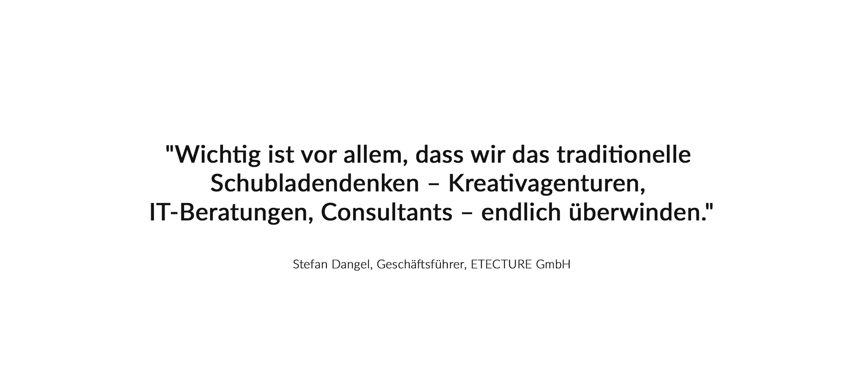 Stefan Dangel ETECTURE